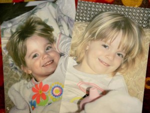 Kristi Hooper lost her twin 3-year-old daughters, Caroline, left, and Madison, when her estranged husband killed them and then committed suicide. (Source: USA Today)